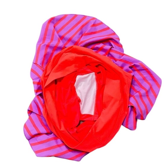 Nike coral & pale Purple striped Athletic tennis pickleball Skort dry fit medium - Picture 6 of 6